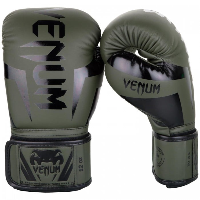 Боксови ръкавици - Venum Elite Boxing Gloves - Khaki/Black​